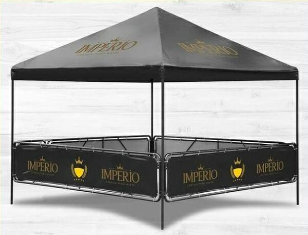 Barraca Império 3×3 com laterais – preto