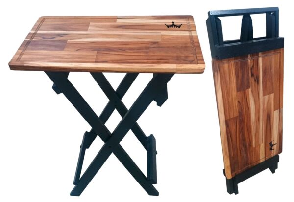 MESA TÁBUA TECA – DOBRÁVEL MODEL. 1